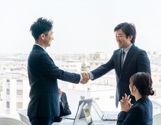 ビジネスマンの商談